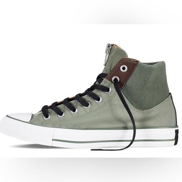 Converse Shoes - Chuck Taylor All Star MA-1 Zip olive green